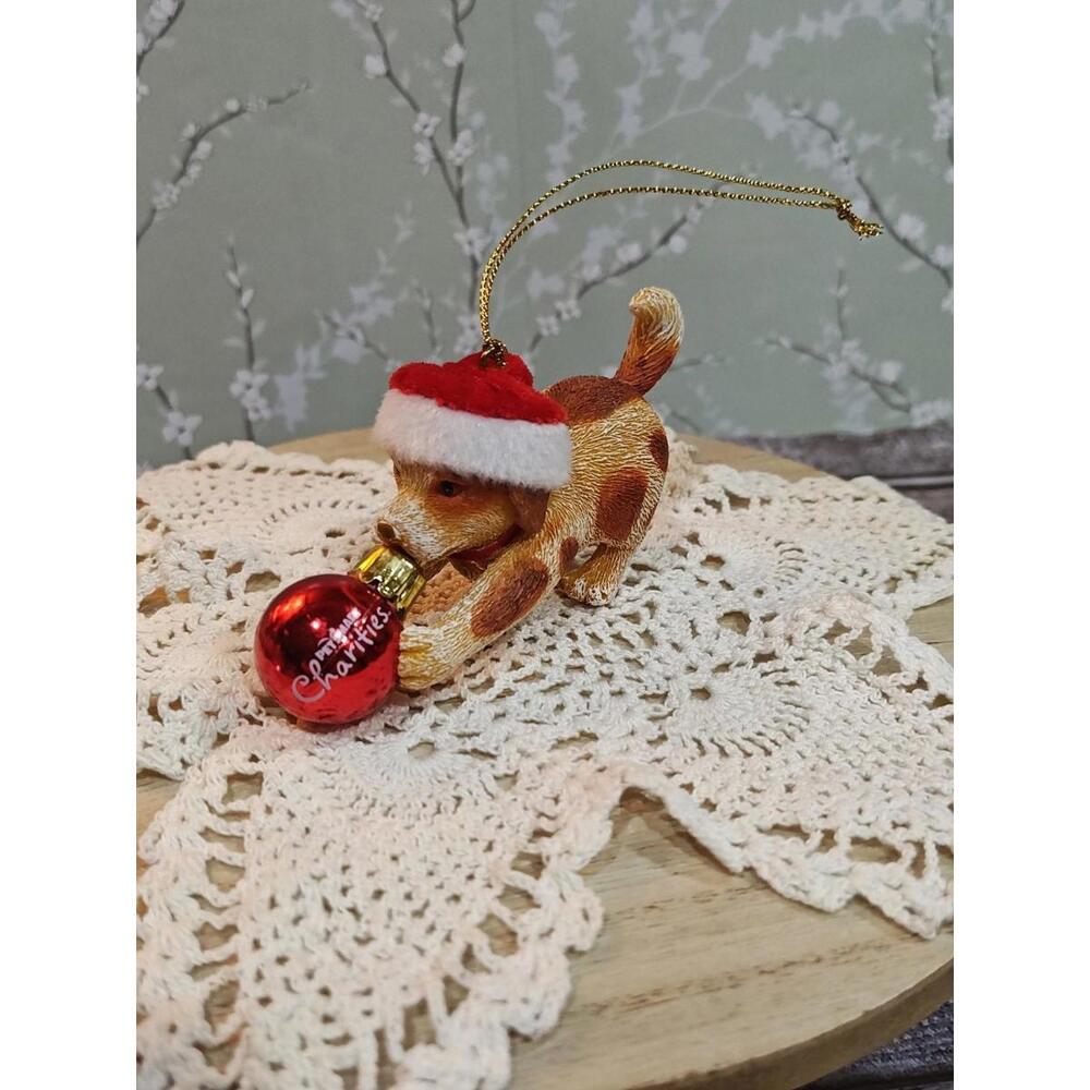 2006 Petsmart Charities Luv A Pet Holiday Puppy Christmas Present Tree Ornament